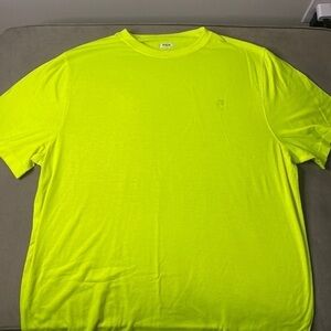 Fila Neon Yellow Short Sleeve Tee